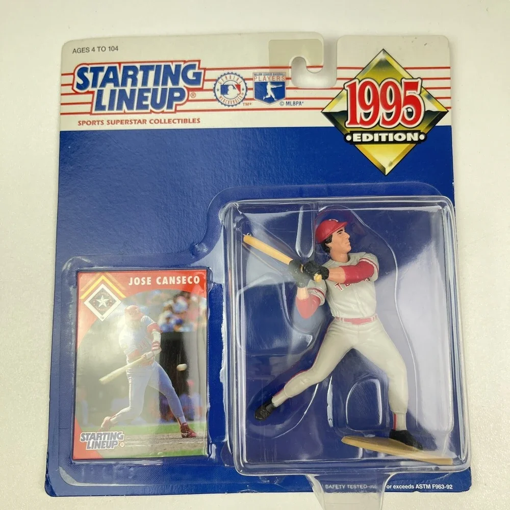 Jose Canseco Texas Rangers Starting Lineup 1995 Edition Action Figure Card